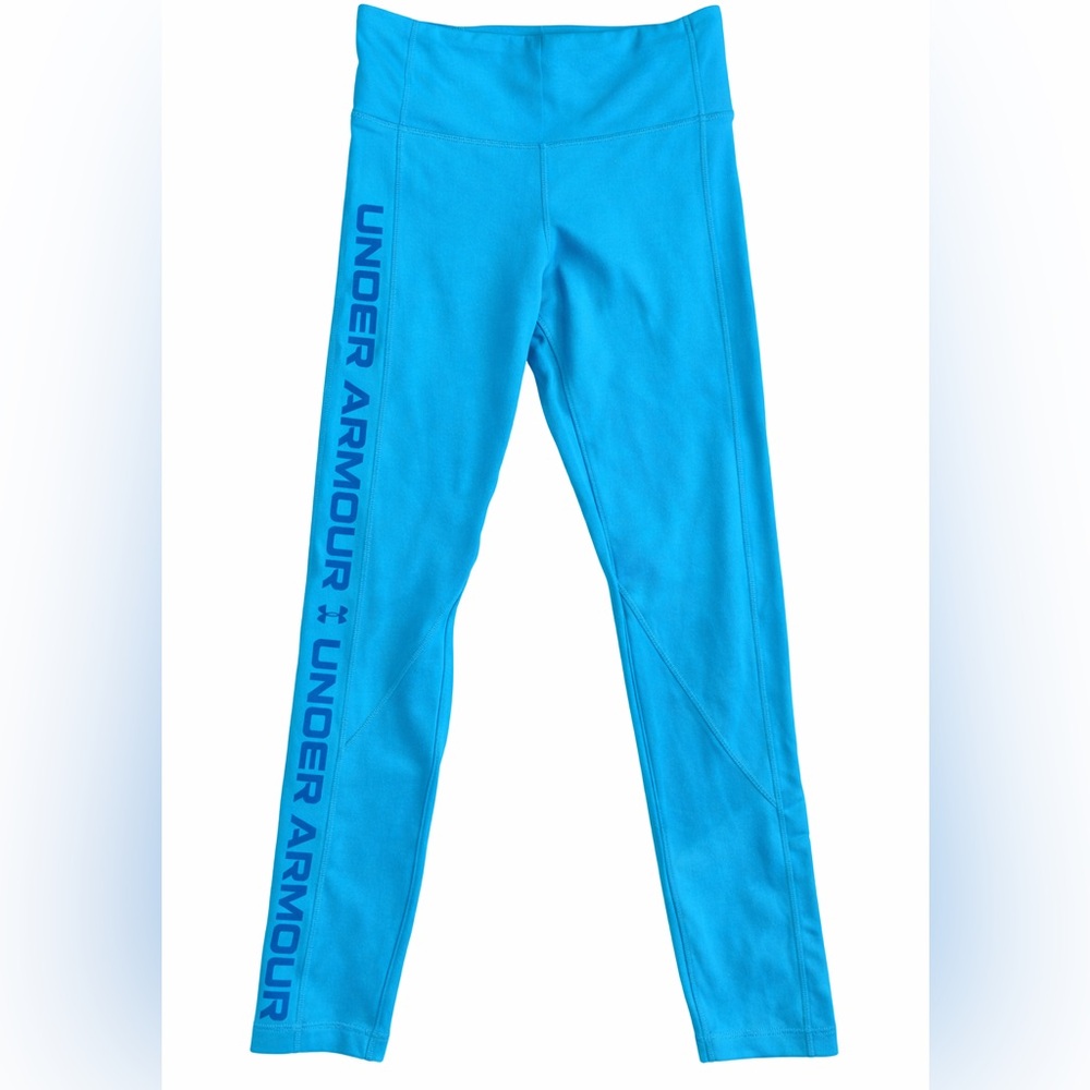 Under Armour HeatGear Blue Compression Leggings Size Small